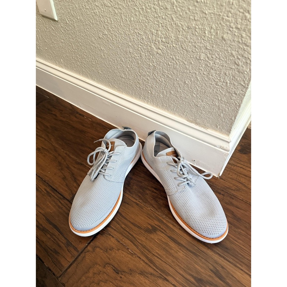 Bruno Marc Shoes Mens Size 11 Gray Knit Lace Up Sneaker Lightweight GRAND-01